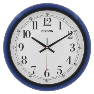 Jam Dinding Edison Sweep ES 46 T33 Timbul Diameter 460mm 46cm