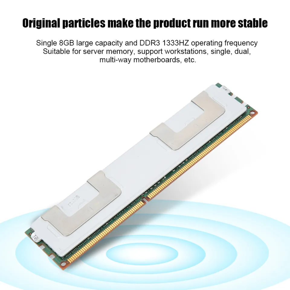Server Memory ECC REG 8GB RAM DDR3 1333MHZ 2Rx4 Heat Sink for CPU