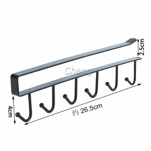 ราวตะขอแขวนแบบเหล็กเคลือบสี