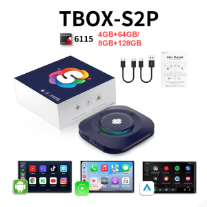Android Box Ô tô Carlinkit Tbox S2P Android 13 Bộ nhớ 4GB+64GB/8GB+128GB