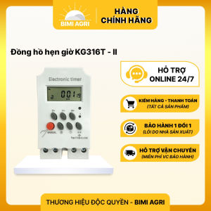 Timer hẹn giờ tắt mở tự động mọi hệ thống KG 316T - II