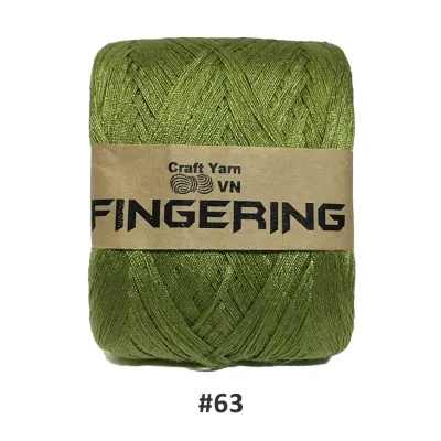 Sợi Cotton Bóng Fingering 100gr (Mã 55 đến 95)
