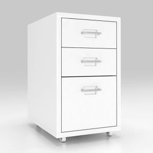 3 Drawer Cabinet Metal Moisture-proof Lateral File Steel Cabinet Office Side Cabinet Steel