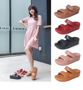 แฟชั่นของผู้หญิง Non-Slip รองเท้าแตะ Flip Flop Comfort รองเท้าแตะชายหาดหน้าร้อน (เพิ่มขนาด)