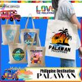 Palawan Philippines Destination Design High Quality Canvas tote bag Katsa. 