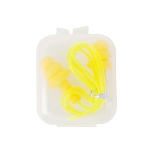 FOUNDTWO Sleep Aid Device Learning Protection Soundproof Nasal Protection For Adult Swim Sports Sleep Earplugs Waterproof Hearing Silicone Earplugs Nasal Clip Earplugs with Rope Swim Ear Plugs Silicone Ear Plugs