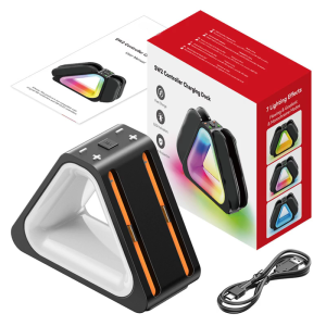 Multi Controller Charging Dock Holder for NS2 Gamepad Features LED Lighting and Fast Charge for 4 Controllers