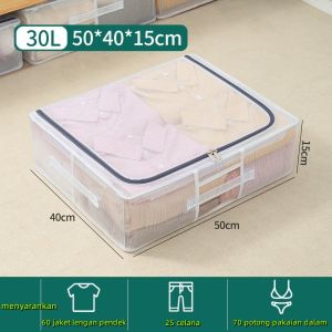 kotak penyimpanan Storage Box box container Multifungsi Frame Baja Baju Penyimpanan Box serbaguna kotak tahan air Kotak Penyimpanan di Bawah Tempat Tidur