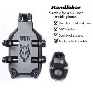 Motorcycle Phone Holder Adjustable Motorcycle Cellphone Holder Anti-Shock CP Holder