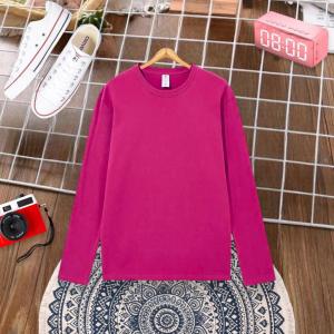 Tshirt wanita cantik Kaos Polos Tangan Panjang T-shirt Distro Wanita Baju Atasan Kaos Cewek Tren masa kini