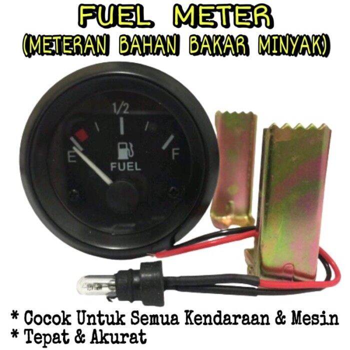 Ampere Meter Minyak Bensin Fuel Meter Indikator Bensin Mobil Motor