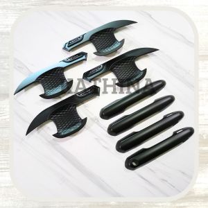 Paket Outer Handle Pintu Mobil All New Innova Zenix 2023 Cover Hitam