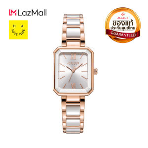 Julius นาฬิกาข้อมือผู้หญิง JA1273 หน้าปัดสี่เหลี่ยม สายสแตนเลส แบรนด์เกาหลี แฟชั่นฮิตของแท้ ✨สินค้าประกันศูนย์ไทย ✨