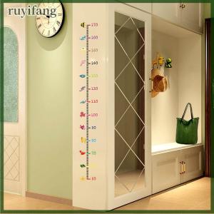 ruyifang สติกเกอร์ติดผนังรูปหัวใจแผนภูมิวัดความสูงสำหรับทารกใต้ทะเลรูปสัตว์