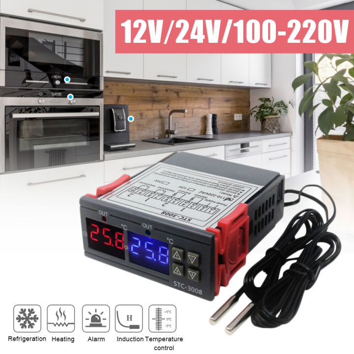 Curated visual reference: Thermostat For Reptile Incubators Reference: Amazon Smart Thermostat Diymore Digital Temperature Controller Outlet