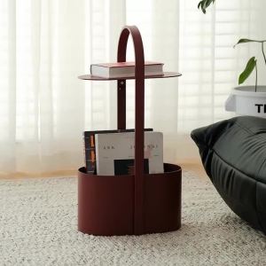 Sacesr Nordic Luxury Living Room Coffee Tables Sofa Side Waterproof Anti-fouling Large-capacity Space Tables Creative Modelling Decor 5B9Z4