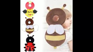 Baby Head Protection Backpack Head Protector for Baby Walking Baby Fall Head Protector Backpack for Safety Baby Learning Walking Crawling Adjustable Back Safety Soft & Comfortable