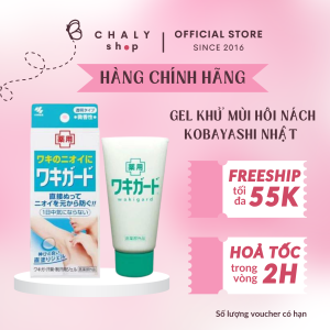 Gel Kobayashi Wakiguard khử mùi ngăn mồ hôi nách 50g Nhật