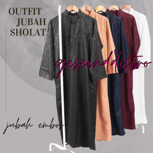 JUBAH DEWASA PPOLY EMBOS GAMIS PRIA JUBAH EMBOS HABIB TERBARU BAHAN TEBAL