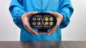 Manufacturers New Car led Oval Work Light 8 Off-road Vehicle Driving Light Modified Front Light Auxiliary Engineering Vehicle Light