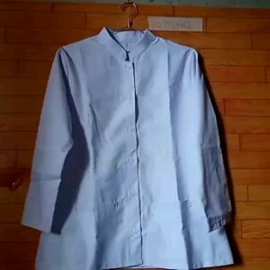 Seragam Medis Wanita Berkualitas & Baju Perawat Wanita Lengan Panjang AMERICAN DRILL PREMIUM IMPORT TERMURAH