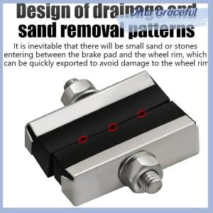 Ditur Bike Brake Blocks Rubber Cycling Part Tools MTB Mountain Road Bicycle Lightweight V-brake Shoes Pads Bicycle Accessories