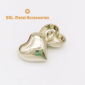 Set 10 nút kim loại chân trái tim cao cấp thời trang mới  thích hợp cho áo vest nữ áo sơ mi váy quần tây LN73097