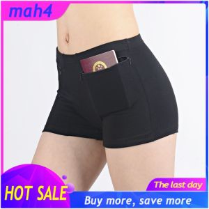 Womens Safety Anti-theft Pants Soft Shorts Cotton er Summer Under Skirt Shorts with Pockets Femme Underwears Safety Shorts