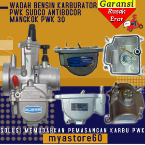 Wadah Cangkang Bensin Karburator Carbu Carburator PWK Sudco Anti Bocor Rembes Mangkok Bawah Karbu PWK 30 PWK30