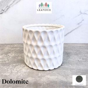 The Leaferie Dolomite Flowerpot . flowerpots . flower pot . plant pots planter planters Ceramic