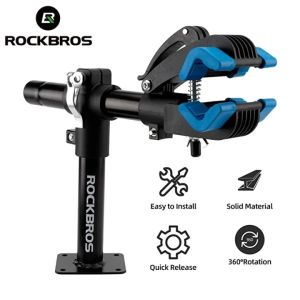 ROCKBROS Bike Repair Stand Steel Durable 360° Adjustable Stable MTB Road Bike Rack Quick Release Universal Folding Bike Rack Bike Accessories