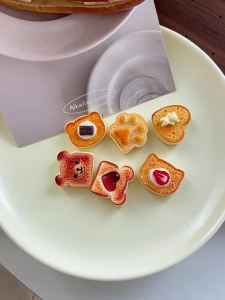 Cute Cartoon Bread Fridge MagnetsSimulated Food Magnets Home Kitchen Decoration Magnetic Stickers