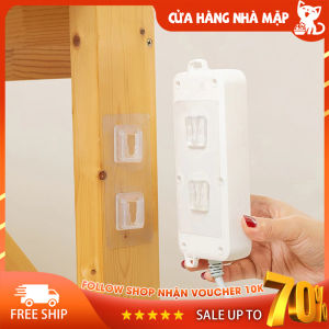 Combo 5 kẹp dán tường thông minh - Không cần khoan lỗ đục tường- Chịu lục lên đến 3Kg