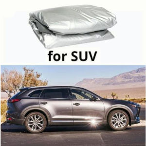 MLADEN Half Car Cover Outdoor Sun UV Dust Resistant Waterproof Sun Block Protection Cover for Sedan SUV Hatchback