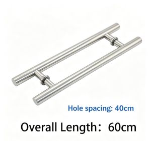 (A pair) Stainless T-304 H Type handle wood door glass door, ( Pure Stainless steel T-304 )