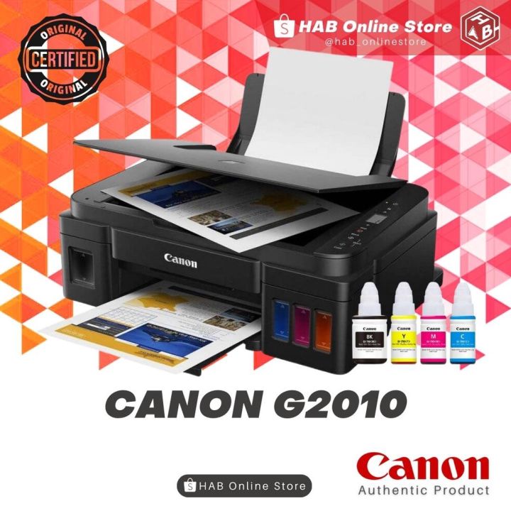 Canon Pixma g2010 ink tank 3 in 1 printer continuous ink CISS print ...