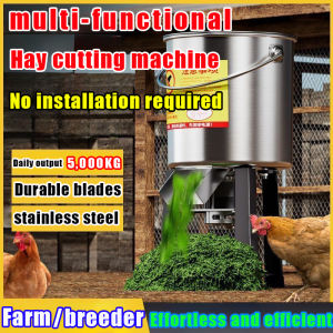 Forage Chopper Commercial Vegetable Grinder Shredder Grass Crusher Hay Cutter Easy and efficient