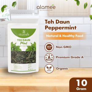 ALAMEE Peppermint Tea Teh Daun Mint Organik Pappermint Papermint Kering Dried Herbal Organic10gr