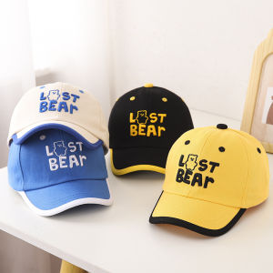 For 2-6 Yro--Pure Cotton  Adjustable Smart Superman Baseball Bear hat Bonnet Child Boys Girls Soft Cotton  Cap Sun Hat Gift LH M30