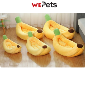 Banana Pet bed  for Dogs and Cats with removable cover washable