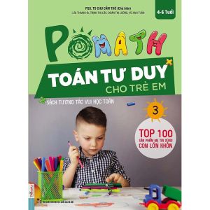 Combo (6 Tập): Sách POMATH Tập 123456 - Toán Tư Duy Cho Trẻ 4-6 Tuổi