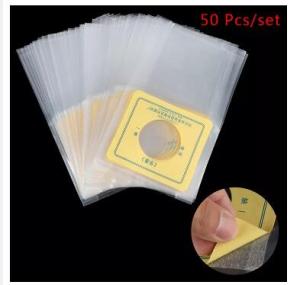50Pcs Colostomy Bags Ostomy Stoma Cut To Fit One-Piece System Disposable Pouches