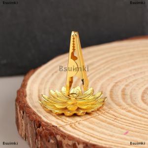 [COD] Bsuimki 1ชิ้นที่วางธูปขนาดเล็กที่หนีบกลิ่นหอมของบัวกระถางธูปชาถ้วยไม้จันทน์ฐานของตกแต่งบ้าน