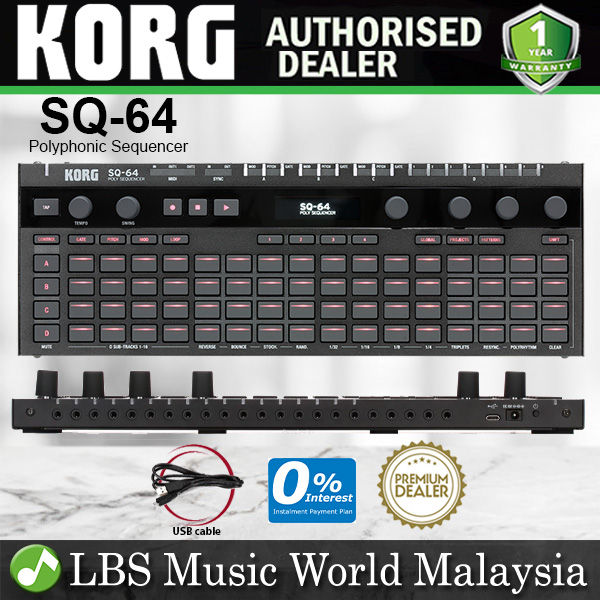 SQ64 64 Step Polyphonic Sequencer with Keyboard Mode (SQ64 SQ 64