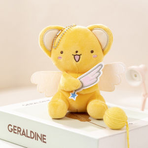 clu Anime Cardcaptor Sakura Plush Doll Toys Cute Bag Pendant KERO KERUBEROSU Cartoon Stuffed Plushine Key Chain Gifts ulc