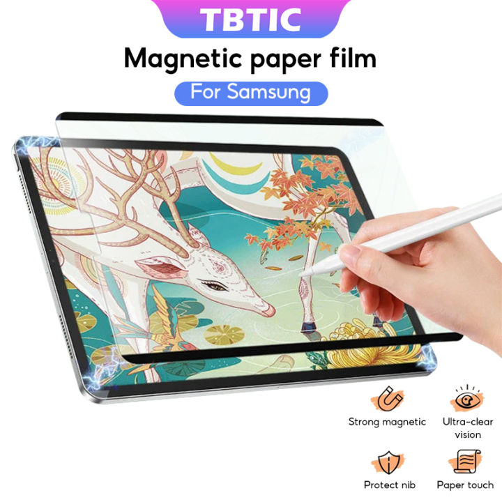 TBTIC Magnetic Paper Like Screen Protector For Samsung Galaxy Tab - Main Image