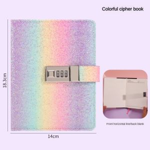 I know B6 Password Lock Diary Notebook - Creative Hand Ledger for Students Secure Journal with Combination Lock Ideal for Notes and Daily Planning