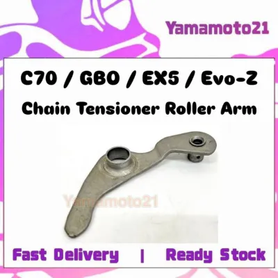 Honda EX5 Dream / C70 / GBO / EVOZ EVO Z EVO-Z Chain Tensioner Roller Arm Besi Bracket Breket Braket Rantai Roller Kecil