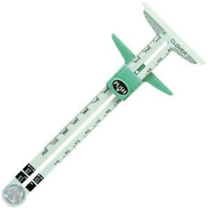 OWTWO Sliding Gauge Sliding Ruler 5 In 1 Multi-Functional Sewing Measuring Tool Measuring Tool Plastic Sewing Seam Ruler Tailors