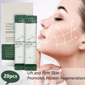 Collagen Kolagen Jelly Sleeping Mask Firming Masker Anti Penuaan Anti Kerut Pemutih Pelembab Otot Lifting Peregangan Melengkapi Kolagen Bebas Cuci Masker Malam Yang Baik 【20 Buah/Bungkus】